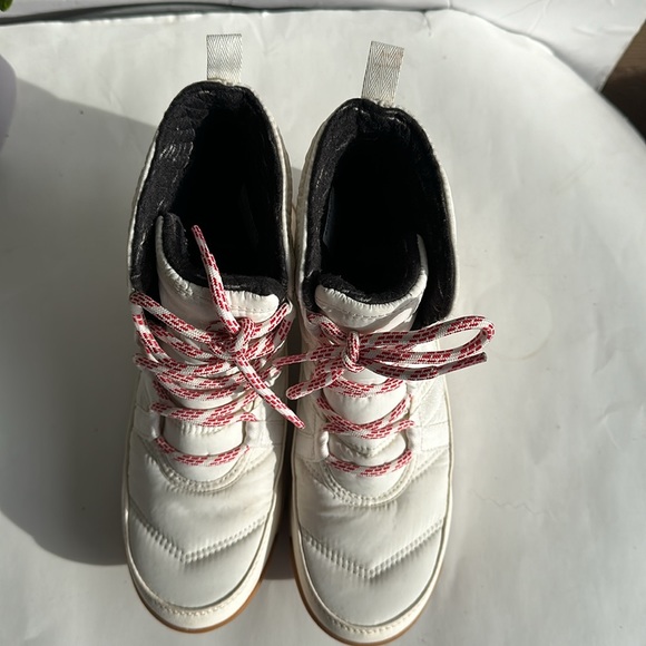 Sorel Whitney II Short Lace Boots-Blanc/Fawn- Sz 7.5 - Picture 6 of 16